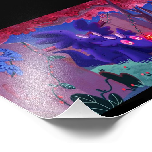 Magische Nachtdruckerei Fotodruck (Ecke)