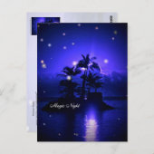 Magische Nachtpostkarte Postkarte (Vorne/Hinten)