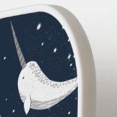 Magische Narwale im Raumpickleball-Paddel Pickleball Schläger (Linke Seite)