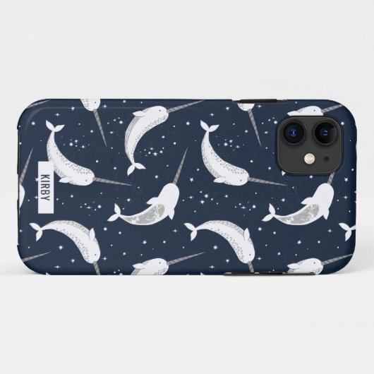 Magische Narwhals im Weltraum Case-Mate iPhone Hülle (Rückseite (Horizontal))