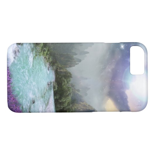 Magische Naturlandschaft mit rauschendem Wasser Case-Mate iPhone Hülle (Rückseite (Horizontal))