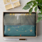 Magische Neonleuchten & Schmetterlinge Vielen Dank Seidenpapier (Geschenk)