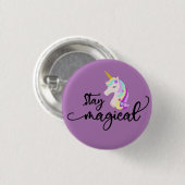 MAGISCHE Niedliche Blumenzwiebeln bleibe Button (Vorne & Hinten)