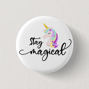 MAGISCHE Niedliche Blumenzwiebeln bleibe Button