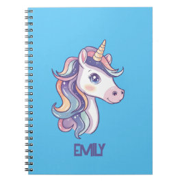 Magische Niedliche Funkelnd Pastelle Einhorn mit K Notizblock