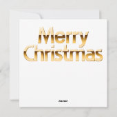 Magische Nordsternkarte Feiertagskarte (Rückseite)