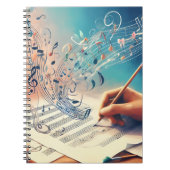 Magische Notationen Notizblock (Vorderseite)