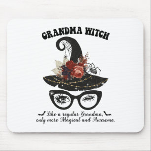 Magische Oma Hexe - Phantastisches Halloween Hexe Mousepad