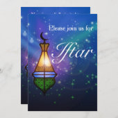 Magische orientalische Laterne - Iftar Party Einladung (Vorne/Hinten)