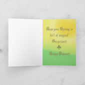 Magische Ostara Karte (Innenseite)