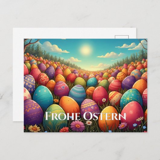 Magische Osternland - Feiertage Postkarte (Vorne/Hinten)