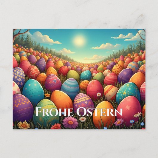 Magische Osternland - Feiertage Postkarte (Vorderseite)