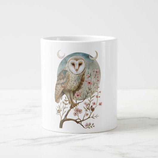Magische Owl-Spezialität-Tasse Jumbo-Tasse (Vorderseite)