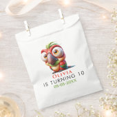 Magische Papageienkarikaturen 1. Geburtstag Geschenktütchen (Ausgeschnitten)