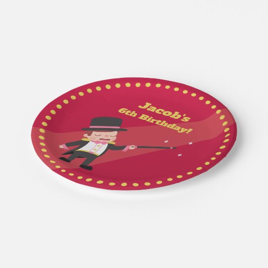 Magische Pappteller (Schrägansicht)