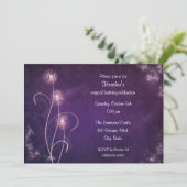 Magische Party Einladung (Stehend Vorderseite)