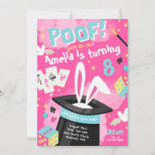 Magische Party Einladung | Einladung der Magier (Vorderseite)