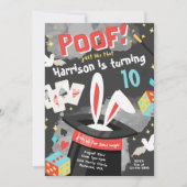 Magische Party Einladung | Einladung von Magic Bir (Vorderseite)