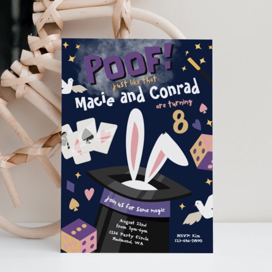 Magische Party Einladung | Gemeinsame Einladung zu