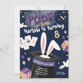 Magische Party Einladung | Magic Show Birthday (Vorderseite)