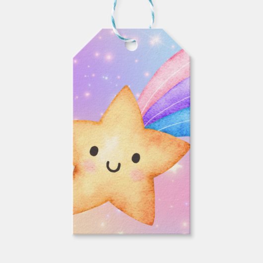 Magische Party-Geschenkmarke Geschenkanhänger (Vorderseite)