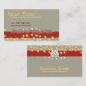 Magische Party-Sterne-Visitenkarte Visitenkarte (Vorne/Hinten)