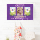 Magische Pastelle Custom Geburtstags-Foto Banner (Insitu)