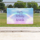 Magische Pastelwolken und ein Regenbogen zum Gebur Banner (Insitu)