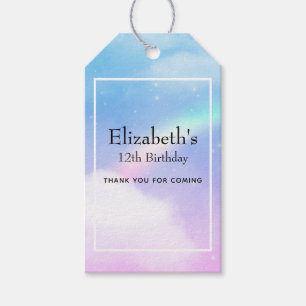 Magische Pastelwolken und Regenbogen Vielen Dank Geschenkanhänger