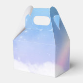 Magische Pastelwolken und Regenbogen Vielen Dank Geschenkschachtel (Rückseite)