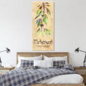 Magische Pflanze Mutterkraut 18.30'' x 41.73'' Lei Leinwanddruck (Insitu (Schlafzimmer))