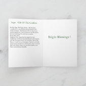 Magische Pflanzen - weise Karte (Innenseite)