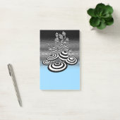 Magische Pilze blauer Post-it-Notenblock Post-it Klebezettel (Büro)