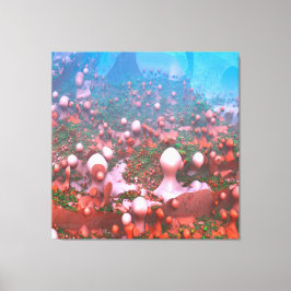 Magische Pilze Canvas Print Leinwanddruck