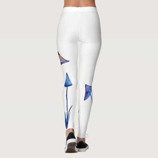 Magische Pilze Custom Leggings (Rückseite)