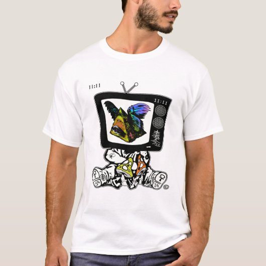 MAGISCHE PILZE - DMT GEISTIGER GRAFFITI-T - SHIRT (Vorderseite)