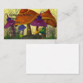 Magische Pilze Geburtskarte Visitenkarte (Vorne/Hinten)