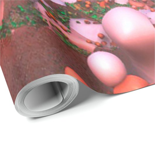 Magische Pilze Geschenkpapier (Rolleneckpunkt)