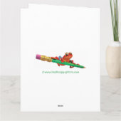 Magische Pilze große Grüße Karte (Rückseite)