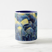 Magische Pilze-Mondlicht auf Pilzsäulen-Tasse Tasse (Zentrum)