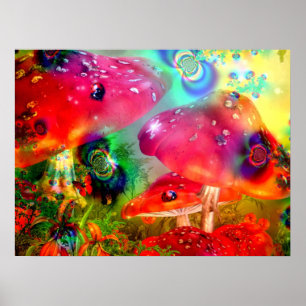 Magische Pilze - Plakat