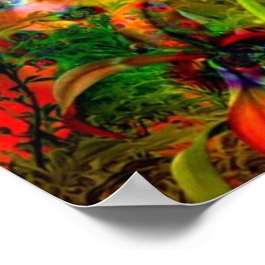 Magische Pilze - Poster (Ecke)