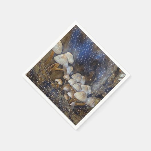 Magische Pilze Serviette (Ecke)