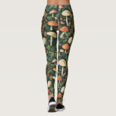 Magische Pilze Waldgarten Natur Leggings (Rückseite)