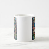 Magische Pilzfantasy Moonlit Forest Kaffeetasse (Mittel)
