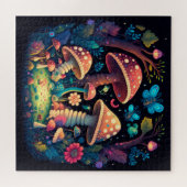 Magische Pilzschmetterlinge Puzzle (Horizontal)