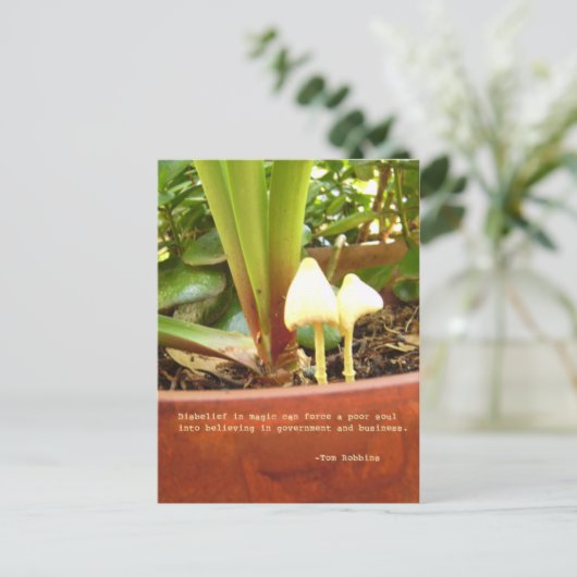 Magische Postkarte (Stehend Vorderseite)