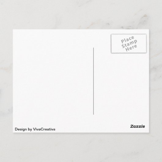 Magische Postkarte (Rückseite)