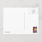 Magische Postkarte niedliche Mond Fee (Rückseite)