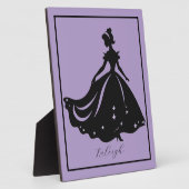 Magische Prinzessin Sillouette Personalisiert druc Fotoplatte (Seite)